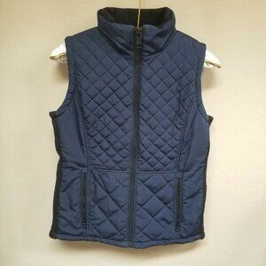 Andrew Marc Womens Small Full-Zip Quilted Vest Jacket Insulated Pockets Packable
